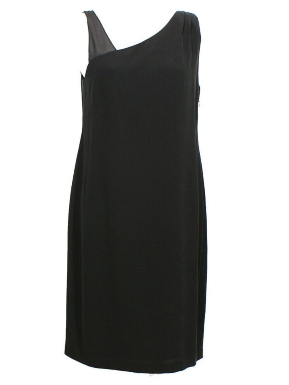 *SHOP CLOSING 4/26* Eileen Fisher Silk Crepe Asymmetric Sleeveless Dress M NWT - Picture 9 of 10